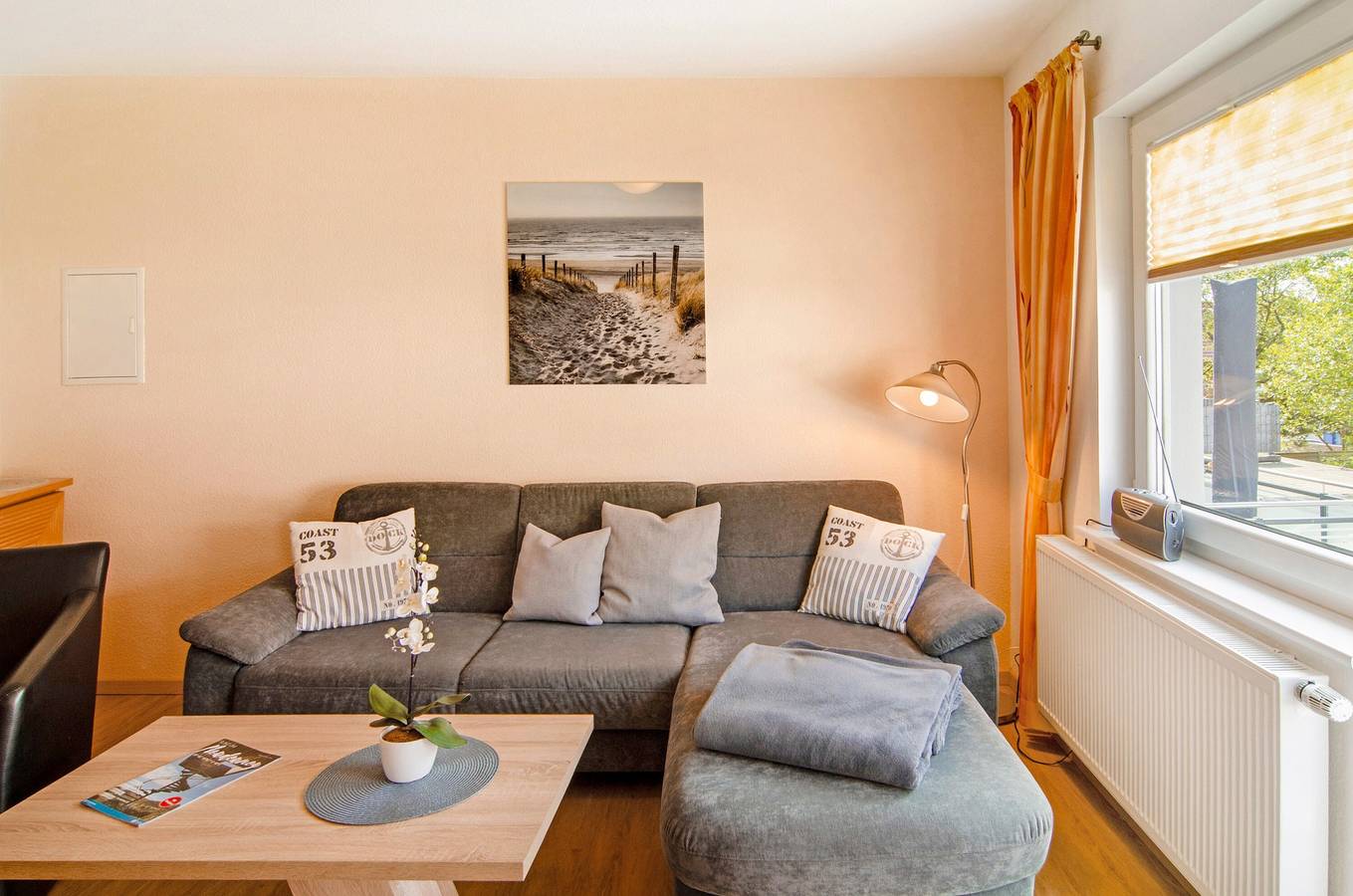 Apartamento entero, Apartamento 'Huus Nördernee 1' con balcón y Wi-Fi in Norderney