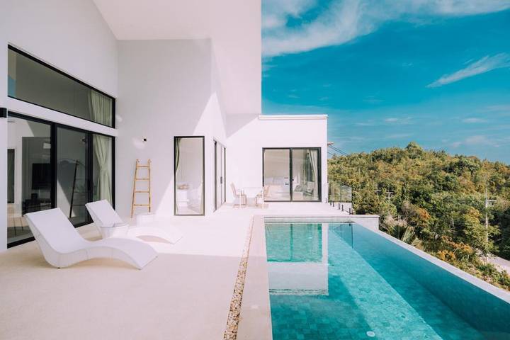 Villa pour 6 personnes, avec piscine ainsi que vue et terrasse dans Koh Phangan
