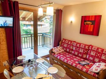 Gîte pour 6 personnes, avec terrasse, animaux acceptés dans Valfréjus