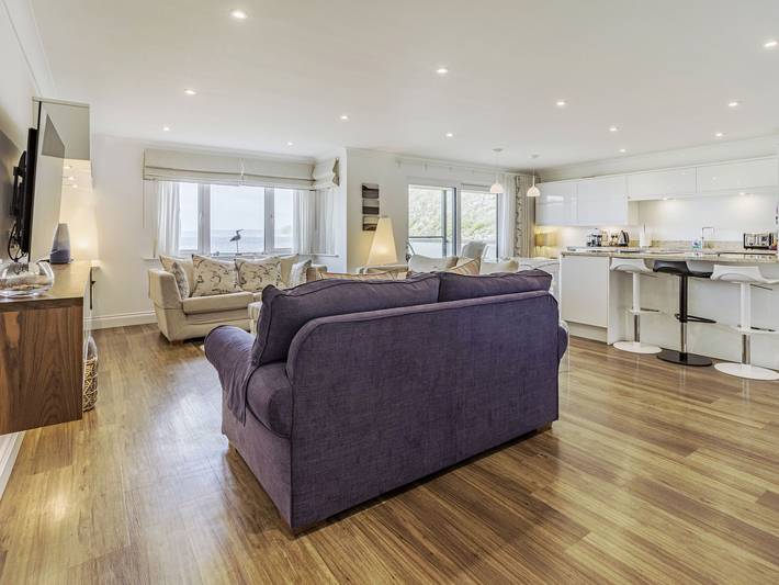 Apartamento entero, Apartamento de vacaciones para 4 personas con balcón in Bigbury-on-Sea, Bigbury