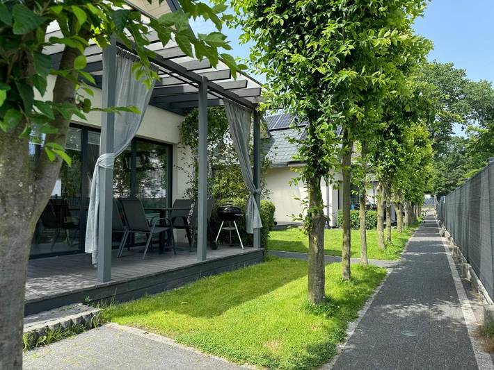 Ferienhaus für 4 Personen, mit Terrasse und Garten sowie Ausblick in Halbinsel Hel