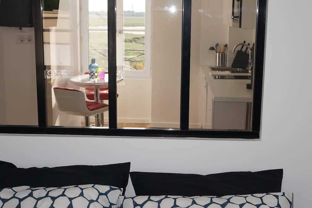 Apartamento entero, Nuevo- Apartamento 2 Piezas de 25m² para 2 personas en el primer piso con vista al mar in Port-Bail-sur-Mer, Côte de la Déroute
