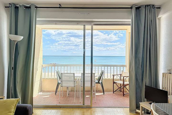 Ganze Wohnung, Schöne F2-Wohnung in Erstlinie mit Aufzug - 4 Pers - Palavas les Flots in Palavas-les-Flots, Mittelmeerküste (Frankreich)
