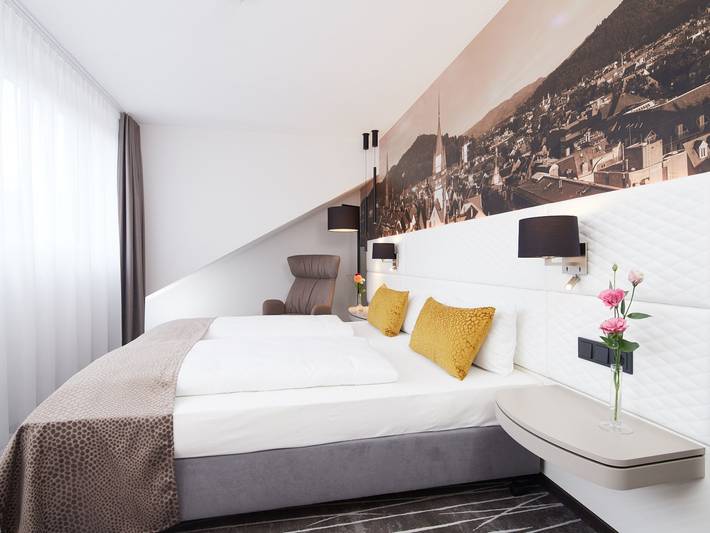 Boutiquehotel am Stadtgarten - Comfort Doppelzimmer in Freiburg, Südschwarzwald