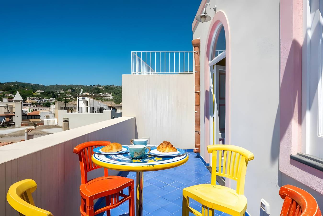 Kamer 'Rosa' met gedeeld terras, Wifi en airconditioning, foto 7