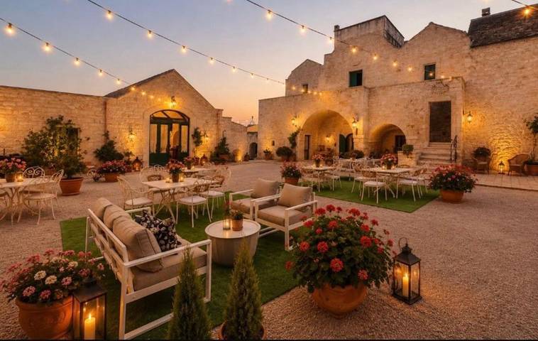 Rustico per 2 persone, con Terrazza e Giardino nonché Piscina e Panorama a Martina Franca