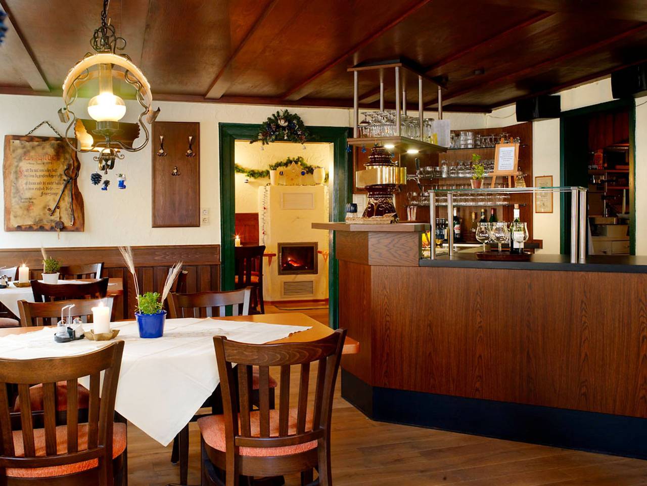 Adler Gaststube Hotel Biergarten - Einzelzimmer Komfort in Bad Rappenau, Kraichgau