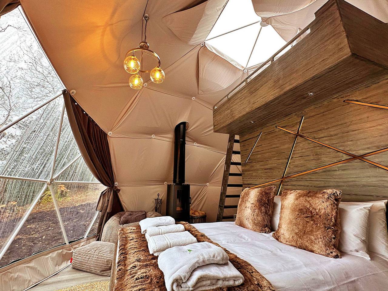 Ashdown Luxury Dome in Chiddingstone, Kent