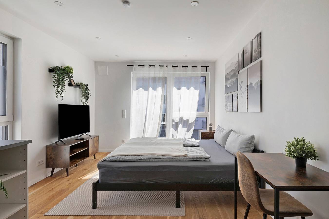 Ganze Wohnung, Apartment „Ay Homes 08“ mit Balkon und Wlan in Augsburg, Bayerisch Schwaben