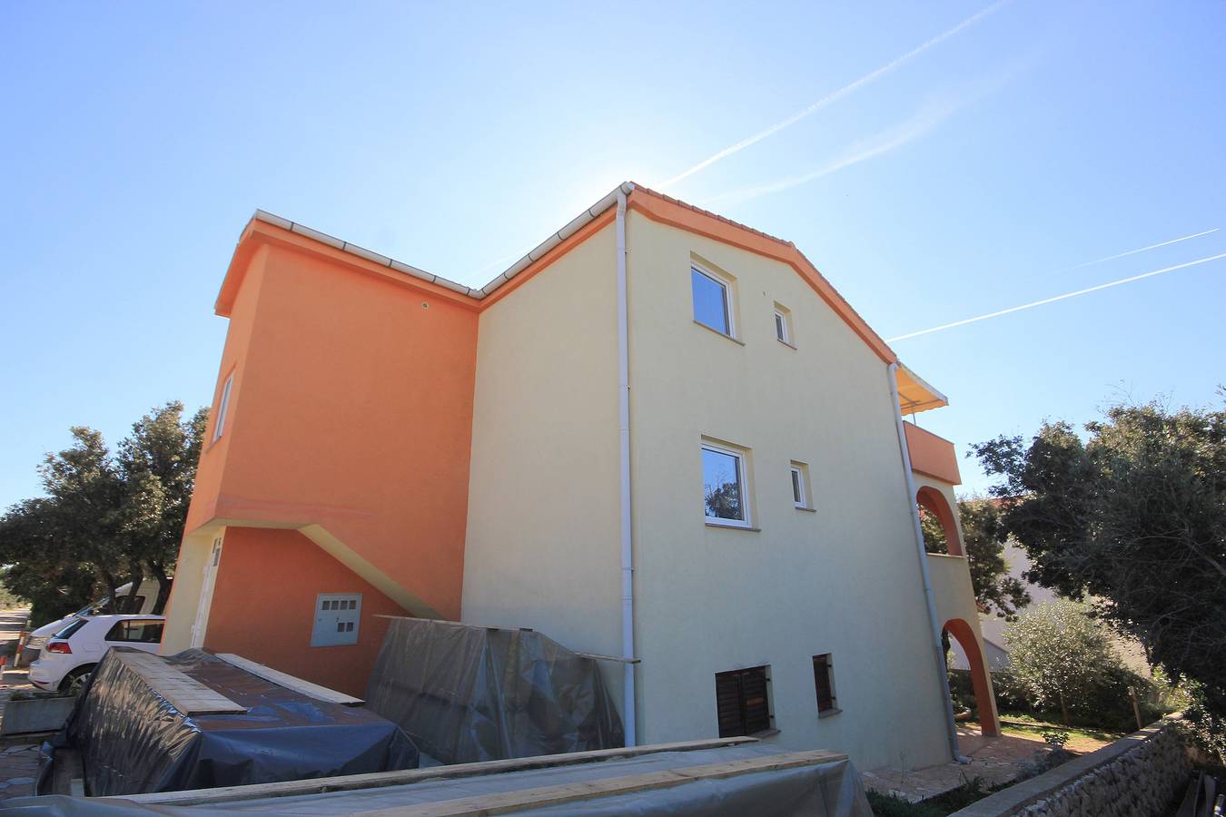 Ganze Wohnung, 1-Zimmer-Ferienwohnung mit Terrasse Mandre (Pag) A-9354-a in Mandre, Pag