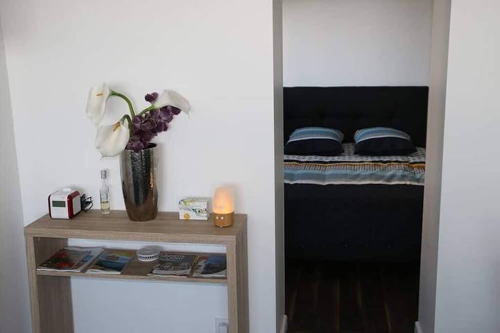 Appartement entier, 2 pièces, rez-de-jardin, Vue imprenable sur le Lac Léman in Évian-les-Bains, Région de Thonon-les-Bains