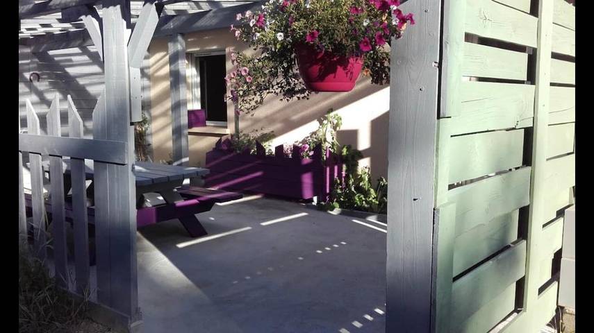 Appartement de vacances pour 4 personnes, avec terrasse et jardin