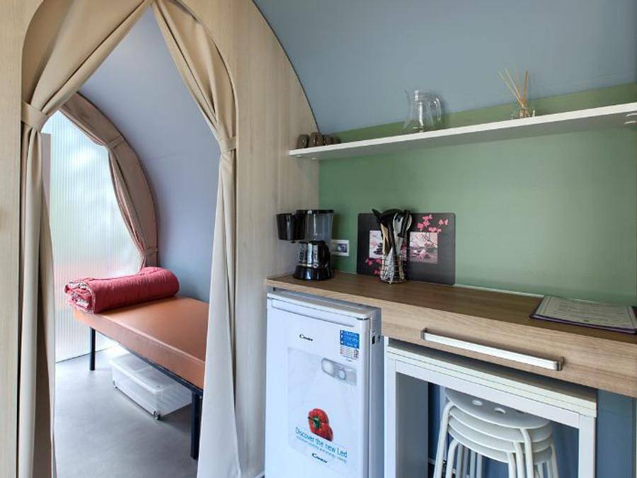 Camping L'Orée Du Bois - Tienda de campaña 4 personas - Coco Sweet 2 habitaciones 16m² - sin baño in Hourtin, Parque natural regional del Médoc