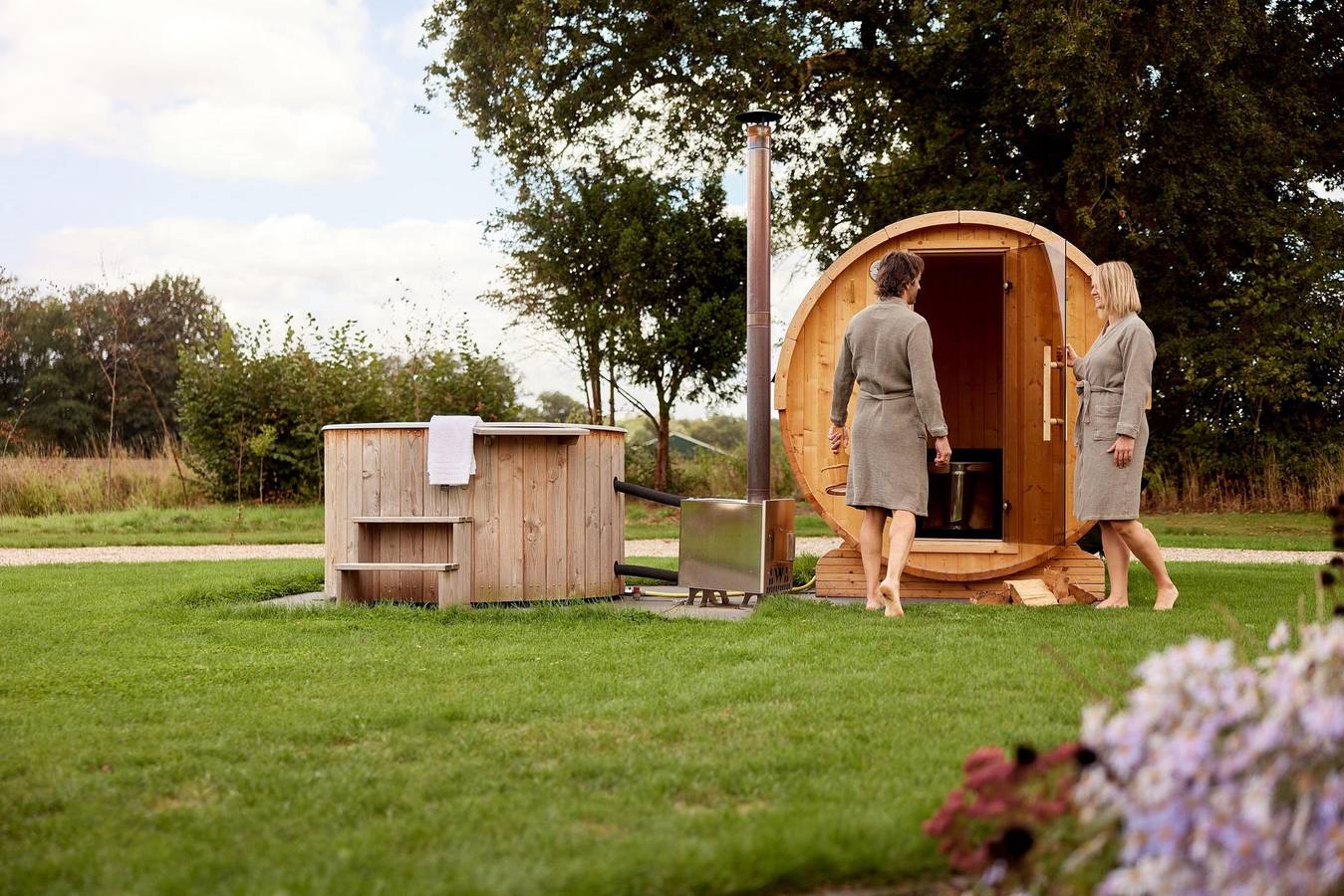 Hofparken Wiltershaar — Wasserlodge mit Hot Tub & Sauna | 6 Pers. in Achterhoek