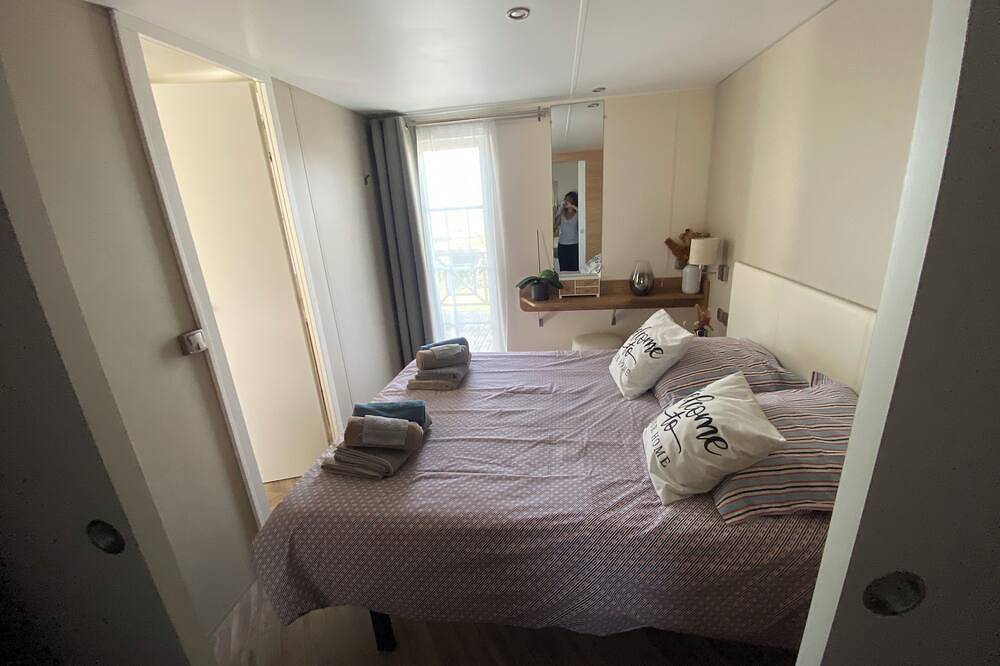 Location mobil home neuf vue mer in Équihen-Plage, Région de Boulogne-sur-Mer