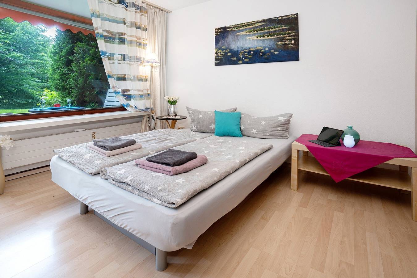 Studio Appartement 'Ferienwohnung Nr 9' met Privé Terras, Gedeelde Tuin en Wifi, foto 15