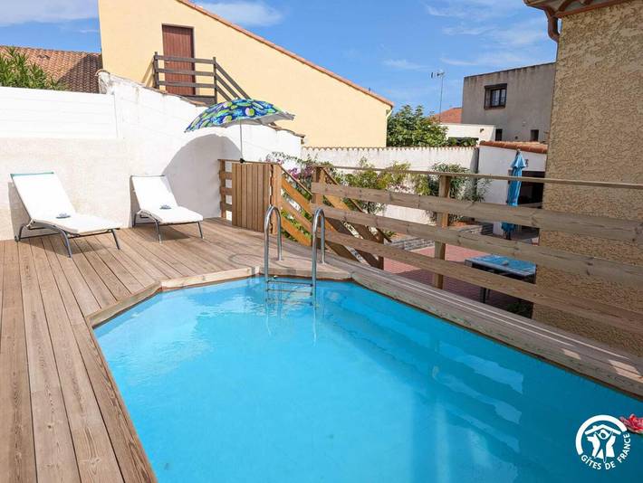 Gîte pour 2 personnes, avec piscine et terrasse à Agde - 2