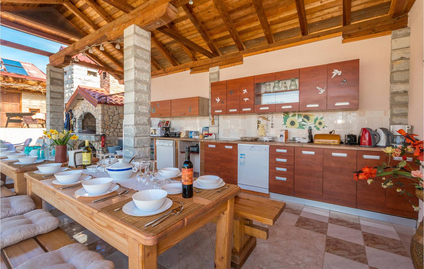 Vakantiehuis voor 16 personen met terras in Polača, Zadar