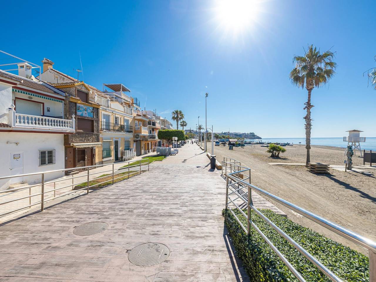 Ganze Ferienwohnung, Ferienwohnung für 3 Personen mit Meerblick in La Cala del Moral, Rincón de la Victoria