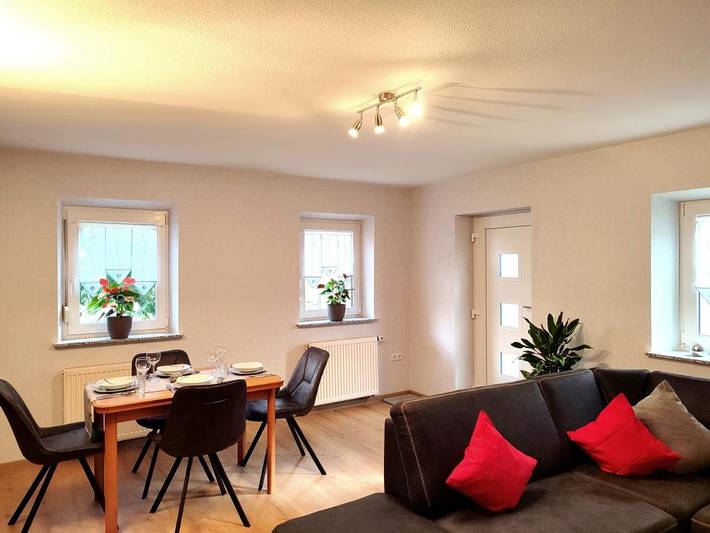 Ferienwohnung für 5 Personen, mit Terrasse in Weikersheim