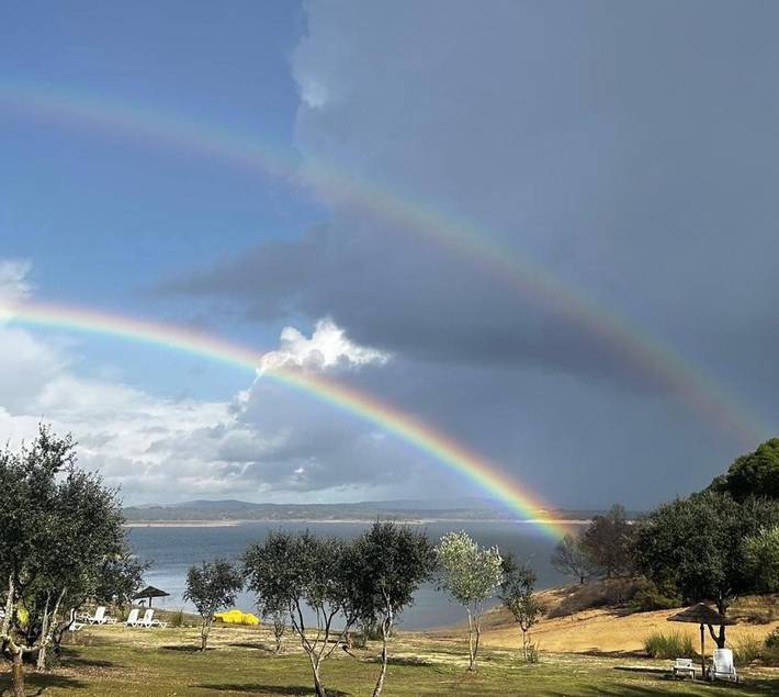 Casa de férias para 6 pessoas, com vista e varanda e ainda piscina em Alvito
