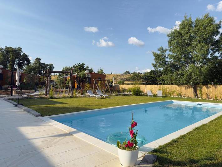 Parc de vacances pour 2 personnes, avec piscine ainsi que jardin et vue au Portugal - 4