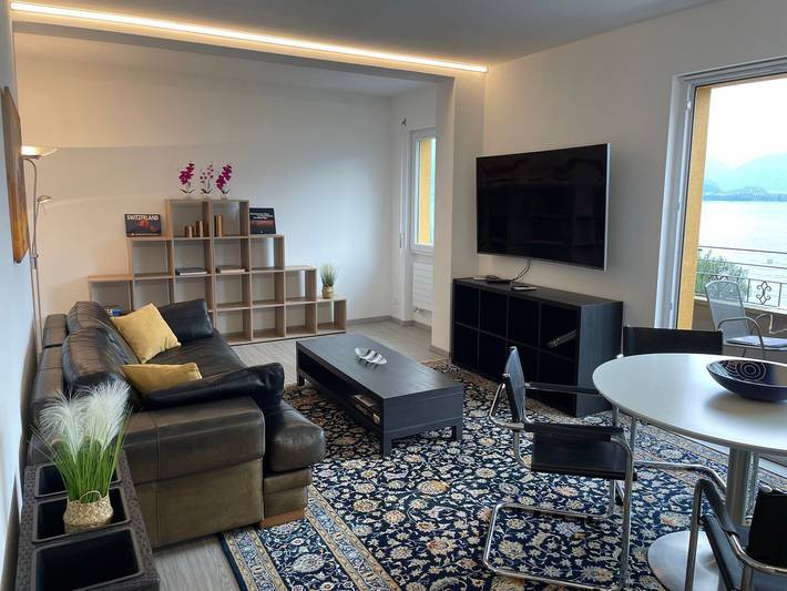 Appartement entier, Appartement de vacances pour 4 personnes avec balcon in Gambarogno, Lac Majeur