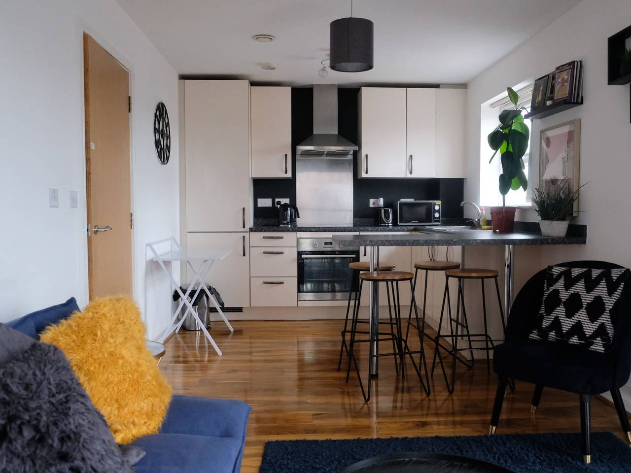 Appartement entier, 1-Schlafzimmer-Wohnung, 3 Gäste mit Parkplatz und Wi-Fi in Grand Manchester