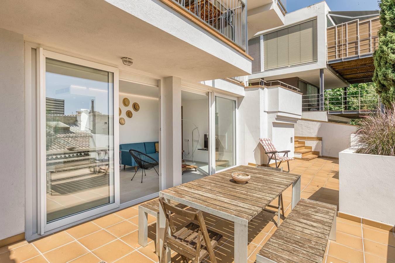 Ganze Wohnung, Apartment mit großer Terrasse nahe dem Meer – Erdgeschoss in l'Escala, Oberampurien