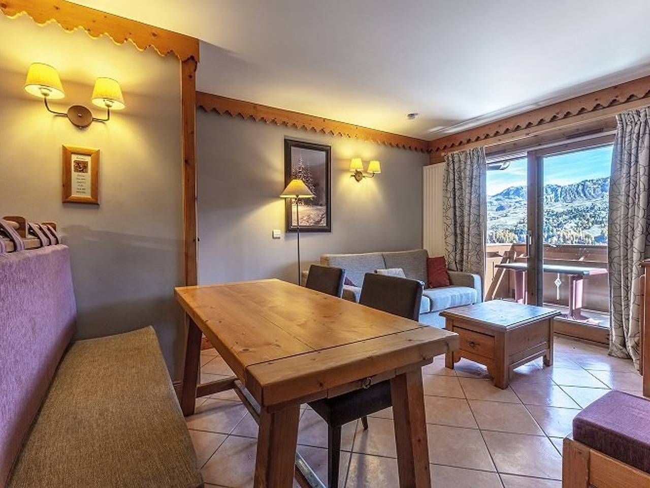 Appartement entier, Appart 6 pers, piscine, parking, Plagne Aime 2000 in Aime 2000, Aime-la-Plagne