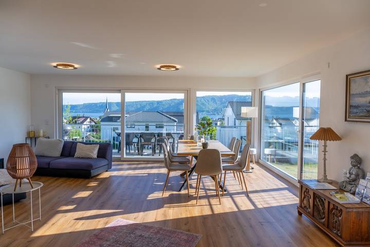 Ferienwohnung Aura mit Terrasse, Garten und Wi-Fi in Bodman-Ludwigshafen, Landkreis Konstanz