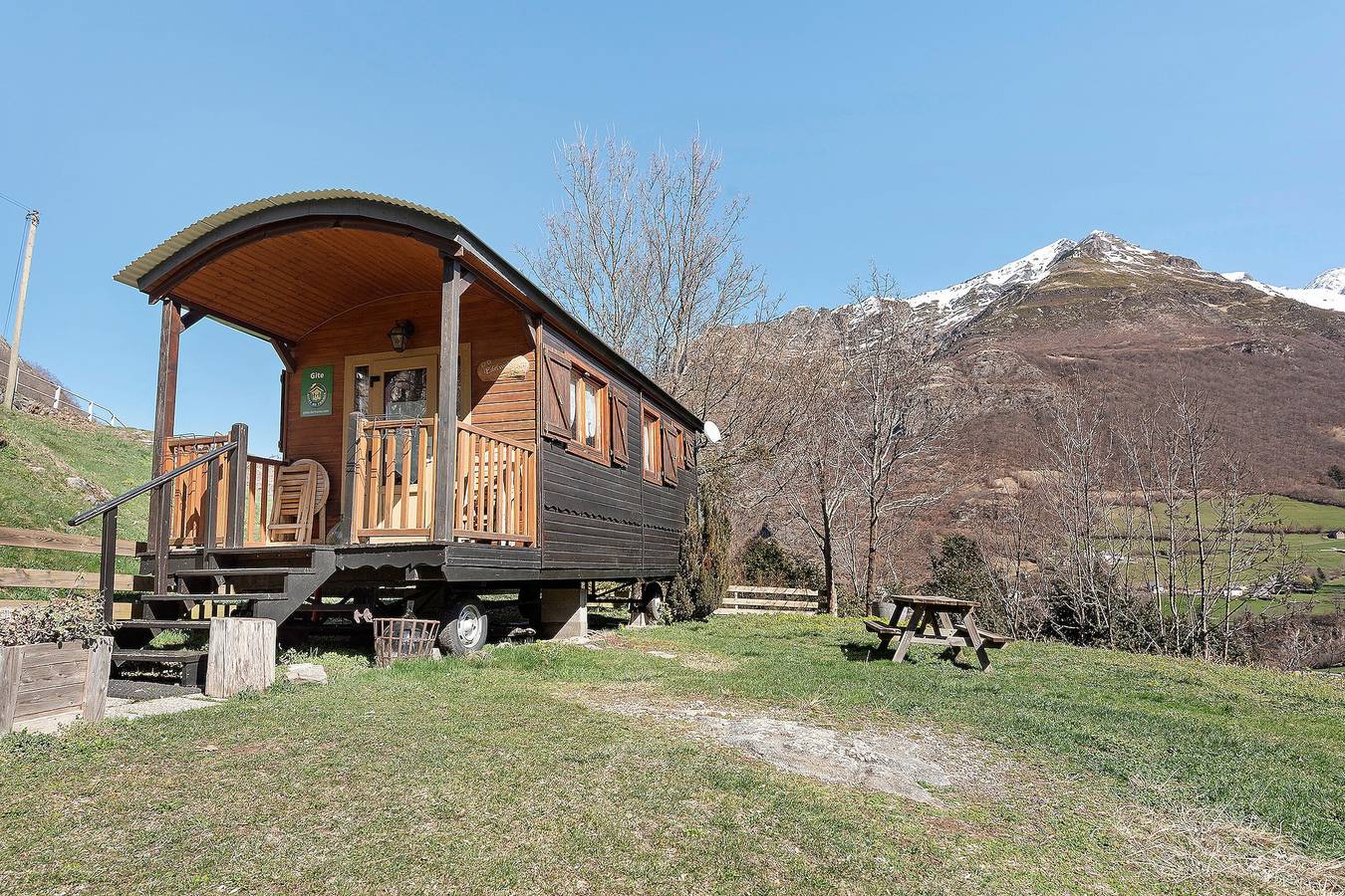 Roulotte Edelweiss - Gavarnie in Gèdre, Parc national des Pyrénées