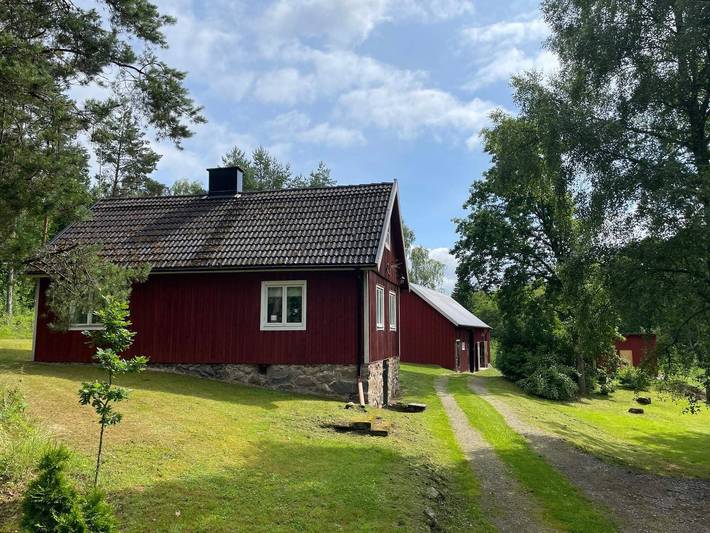 Friedlicher Rückzugsort im Wald mit Ferienhaus in Kristianstad, Schwedische Ostsee