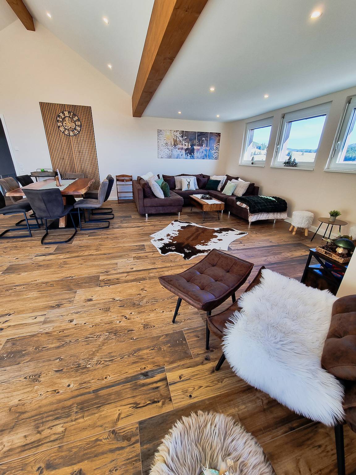 Ganze Ferienwohnung, "Deluxe" Ferienwohnung Schwarzwald, 8 Personen, 140 qm, Haus Sonnenschein, 2 Balkone in Todtnauberg (Todtnau), Todtnau