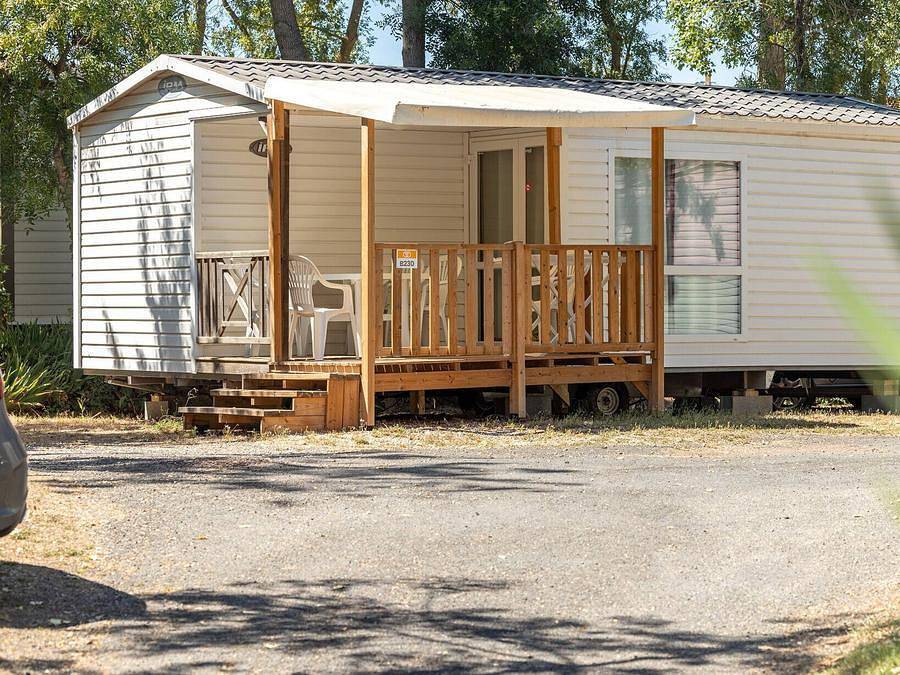 Camping Domaine de la Marina - Bungalow 6 personen - Mobilheim | Comfort | 2 Zi. | 4/6 Pers. | Einfache Terrasse in Messanges, Dax und Umgebung