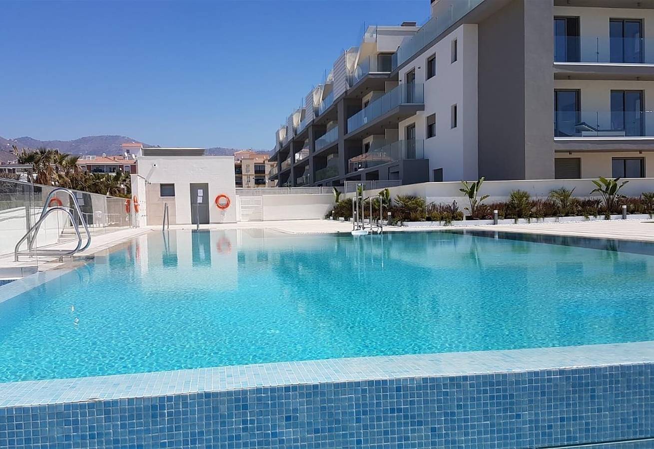 Entire apartment, Apartment "Panorama Ii" Near the Beach with Sea View and Pool in Torrox Costa, Torrox