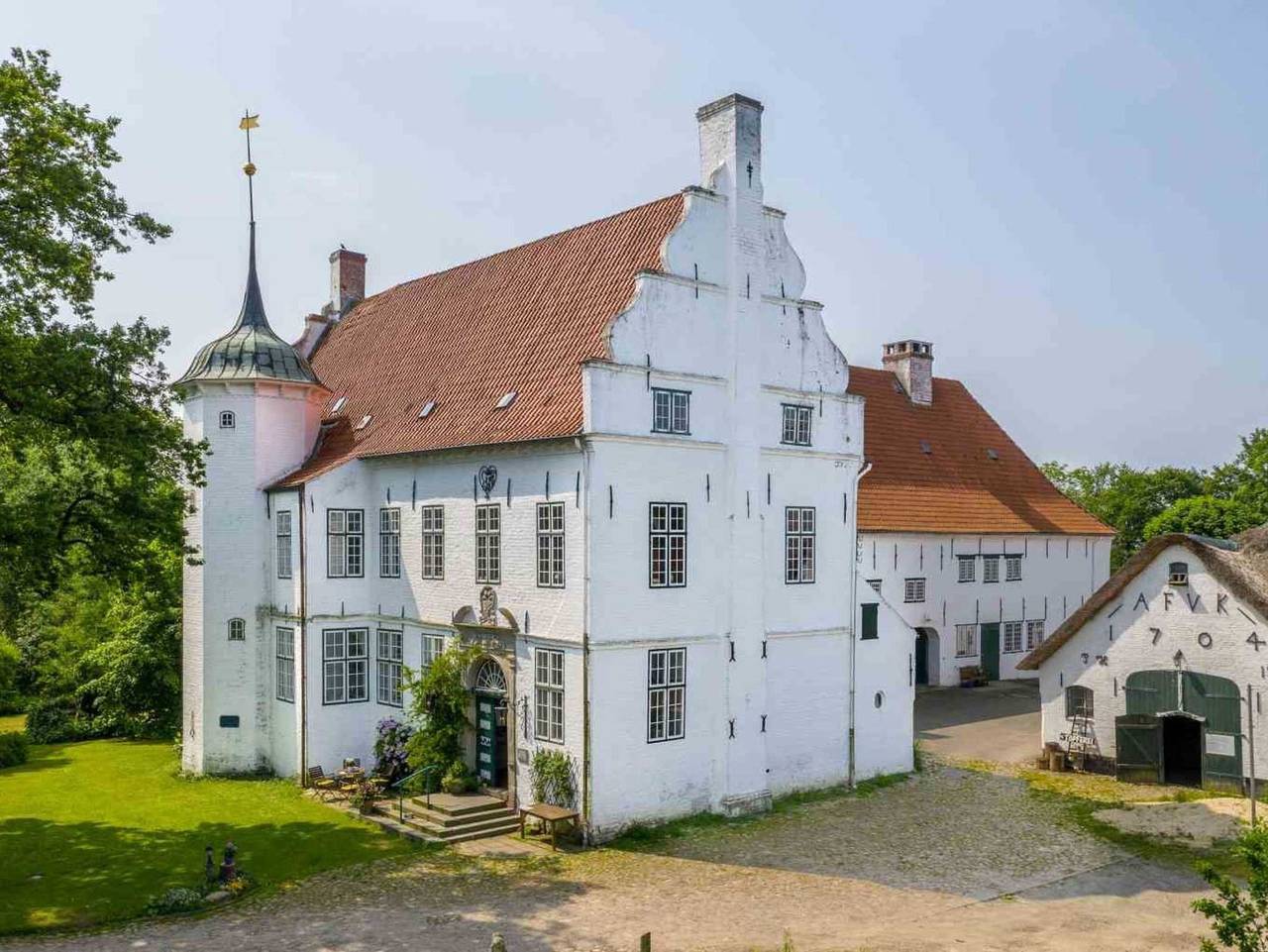 Ganze Ferienwohnung, Herrenhaus Hoyerswort - Wohnung 1 Reiherhorst (Id 443) in Oldenswort, Eiderstedt