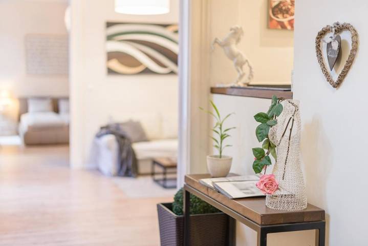 Vakantieappartement voor 7 personen, met terras en uitzicht in Boedapest