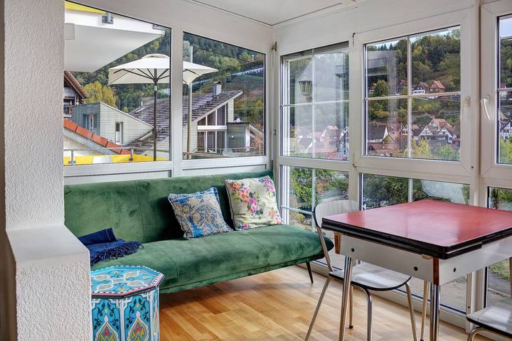 Ganze Wohnung, „Haus Sonnenhang": Ruhiges Apartment mit bestem Altstadtblick in Schiltach, Kinzigtal