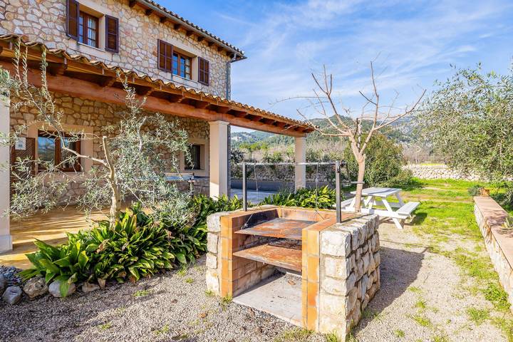 Charmante Villa mit Bergblick, Wlan und Klimaanlage in Selva in Selva, Mallorca Inselmitte