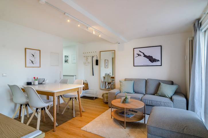 Ferienwohnung für 4 Personen, mit Seeblick und Garten