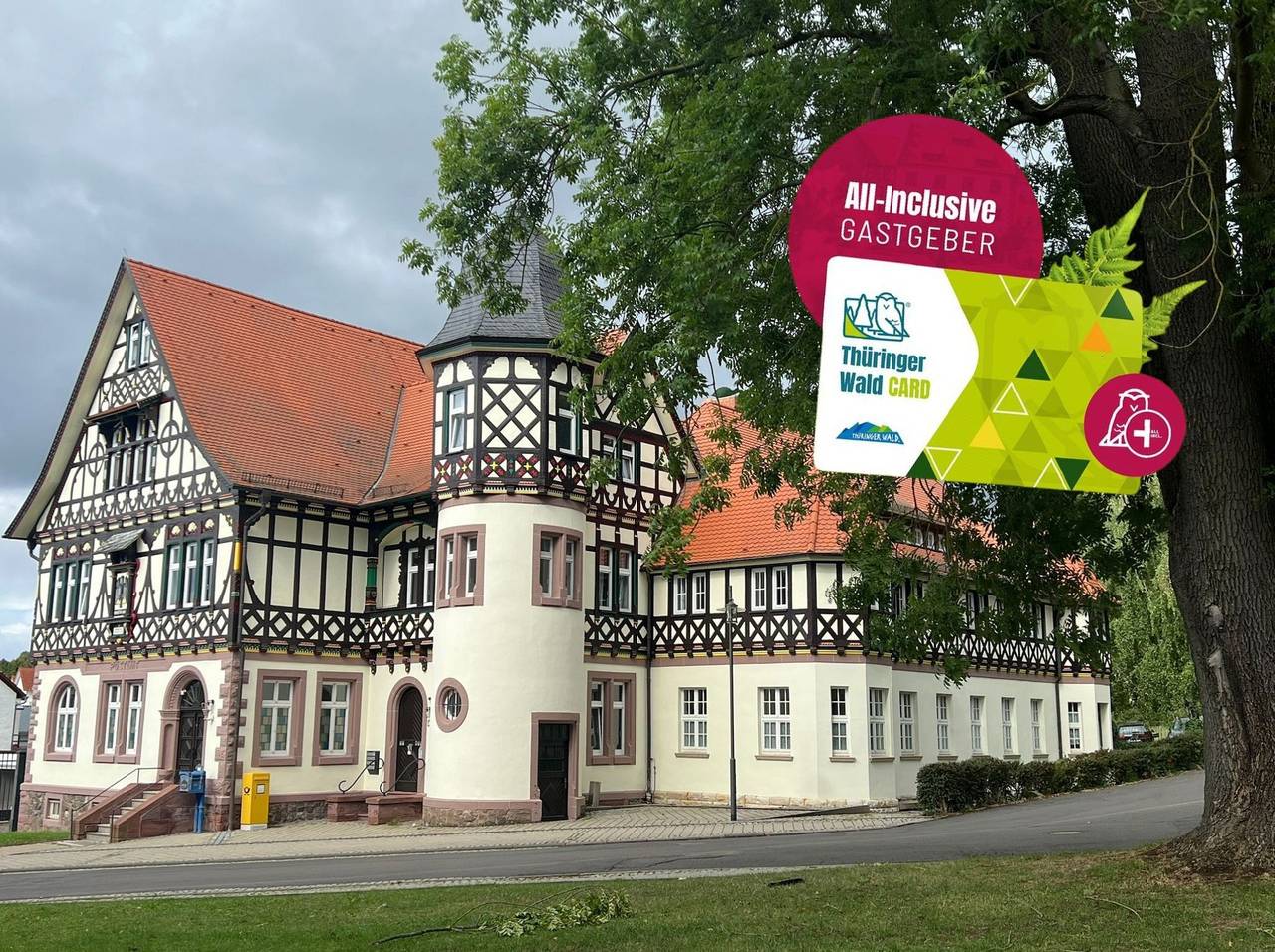 Ganze Ferienwohnung, Ferienwohnungen Historische Post - Fw 3 - 45qm mit Wohnzimmer, Schlafzimmer, offene Küche, Bad - max. 3 Pers. in Bad Liebenstein, Rennsteig