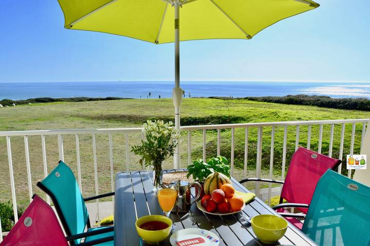 Appartement de vacances pour 4 personnes, avec bassin pour enfant et jardin, adapté aux familles à Guidel