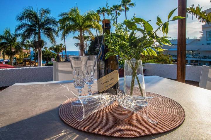 Ferienwohnung für 4 Personen, mit Terrasse und Garten sowie Ausblick in Teneriffa Süd - 2