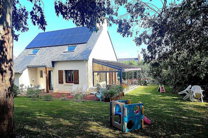 Location de vacances pour 10 personnes, avec jardin dans Plage du Verger