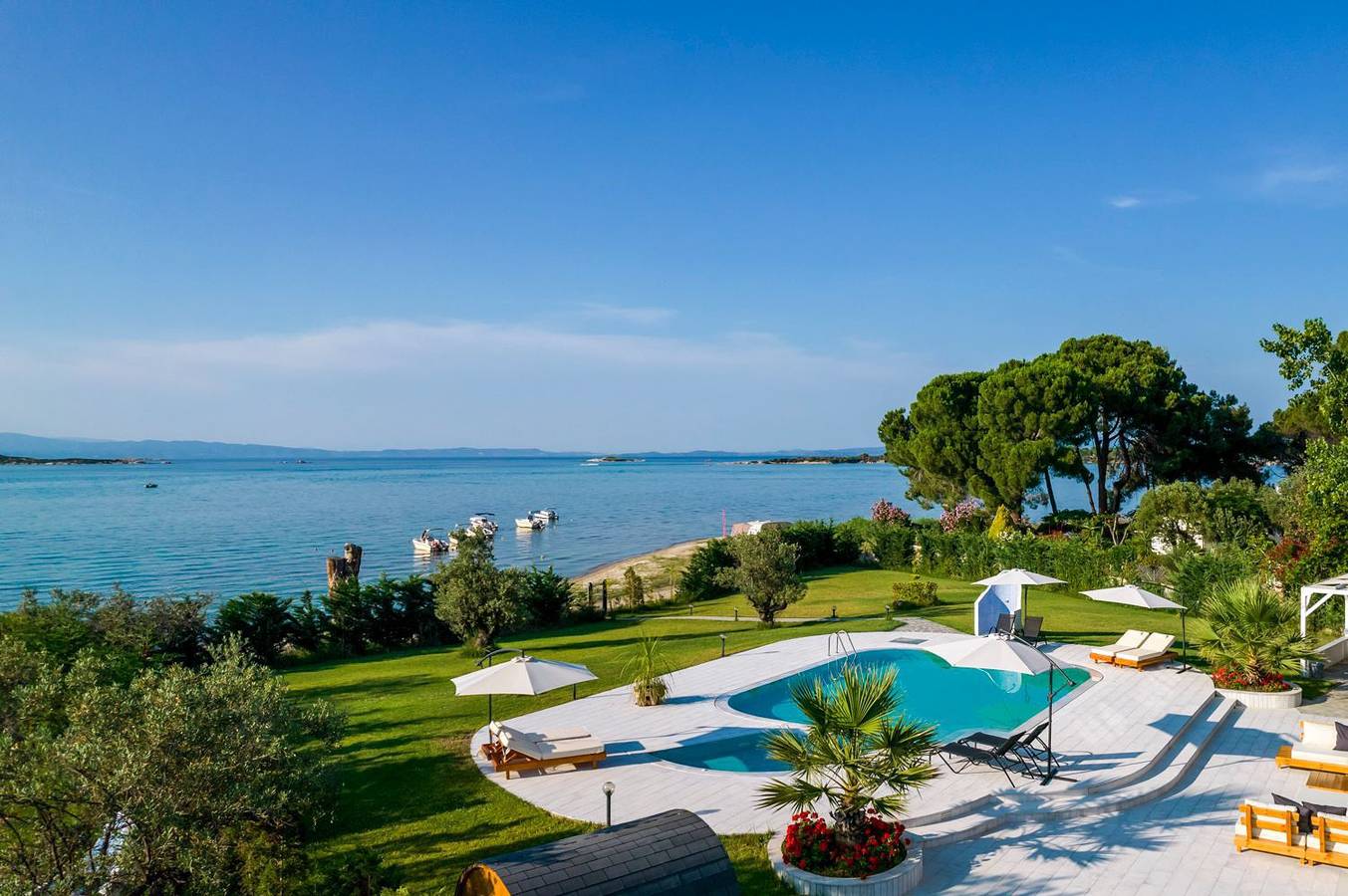 Villa für 8 Personen mit Sauna in Vourvourou, Chalkidiki