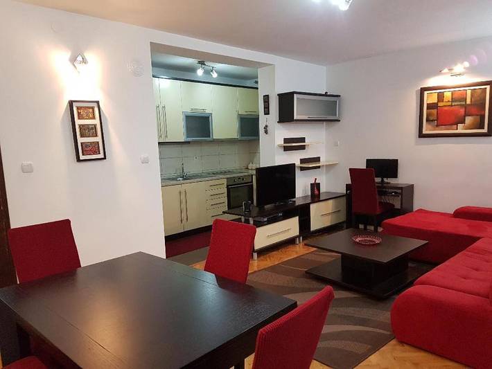 Appartement de vacances pour 5 personnes, avec Balcon et Terrasse ainsi que Jardin et Vue