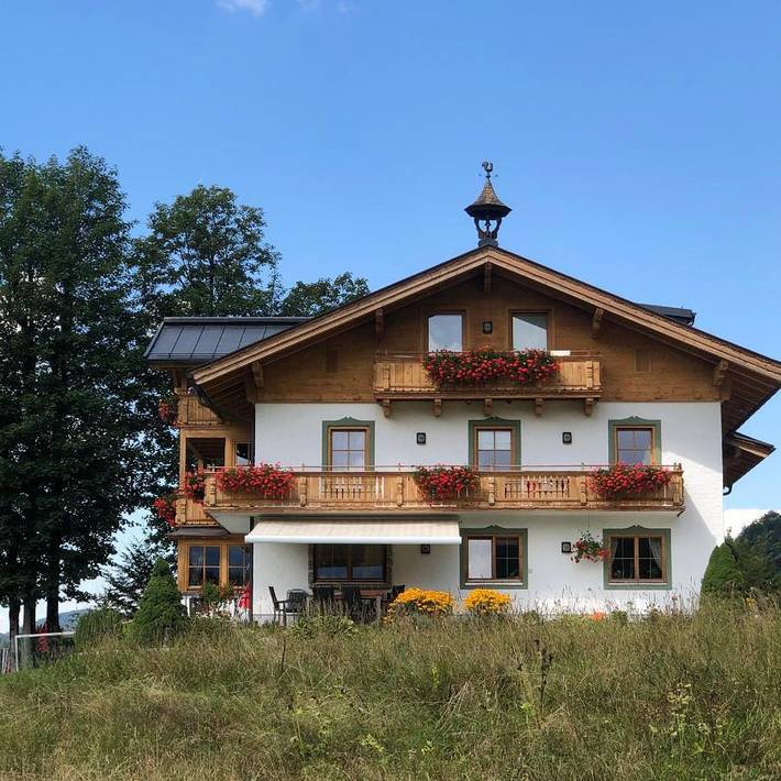 Bnb für 3 Personen, mit Balkon und Terrasse sowie Garten und Seeblick in Faistenau