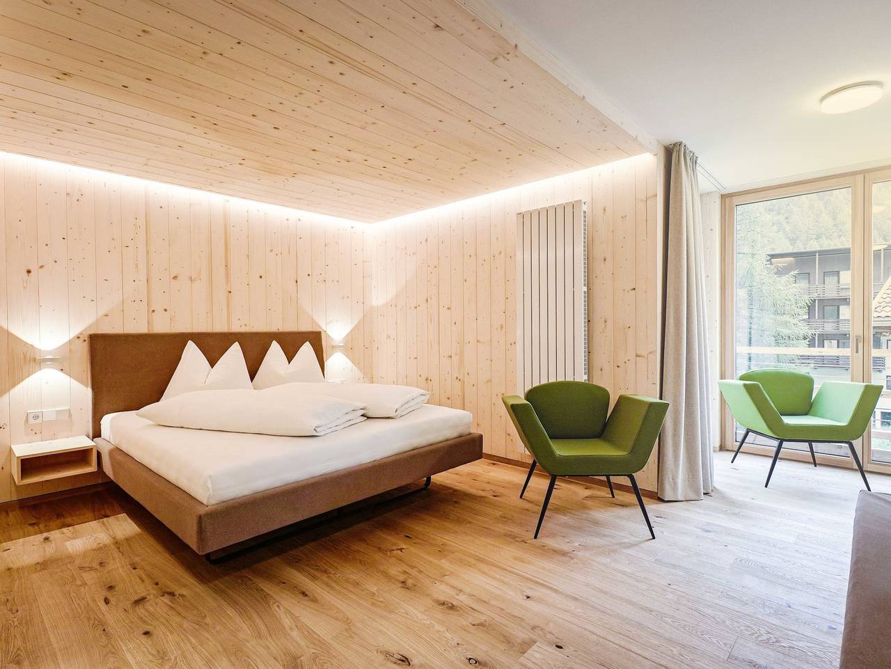 Hotel Gertraud - Doppelzimmer C in Sulden, Stilfs