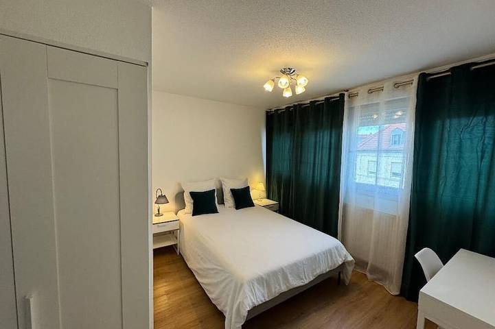 Appartement entier, *👍Appart Sion City+2 Ch+balcon+garage +centre-ville in Mulhouse, Région de Mulhouse